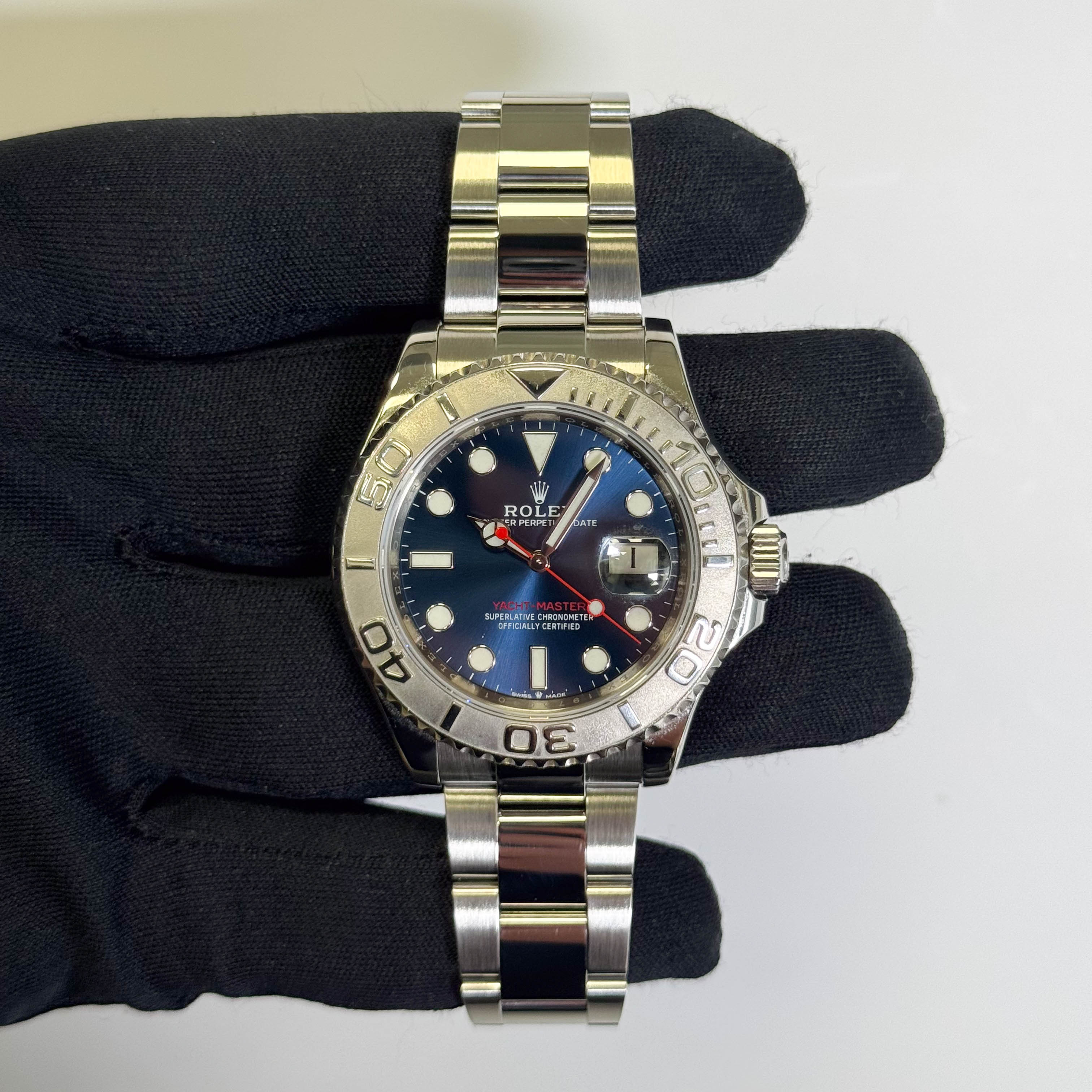 Rolex Yacht-Master 40mm Blue Dot Dial Watch Ref# 116622 - Happy Jewelers Fine Jewelry Lifetime Warranty