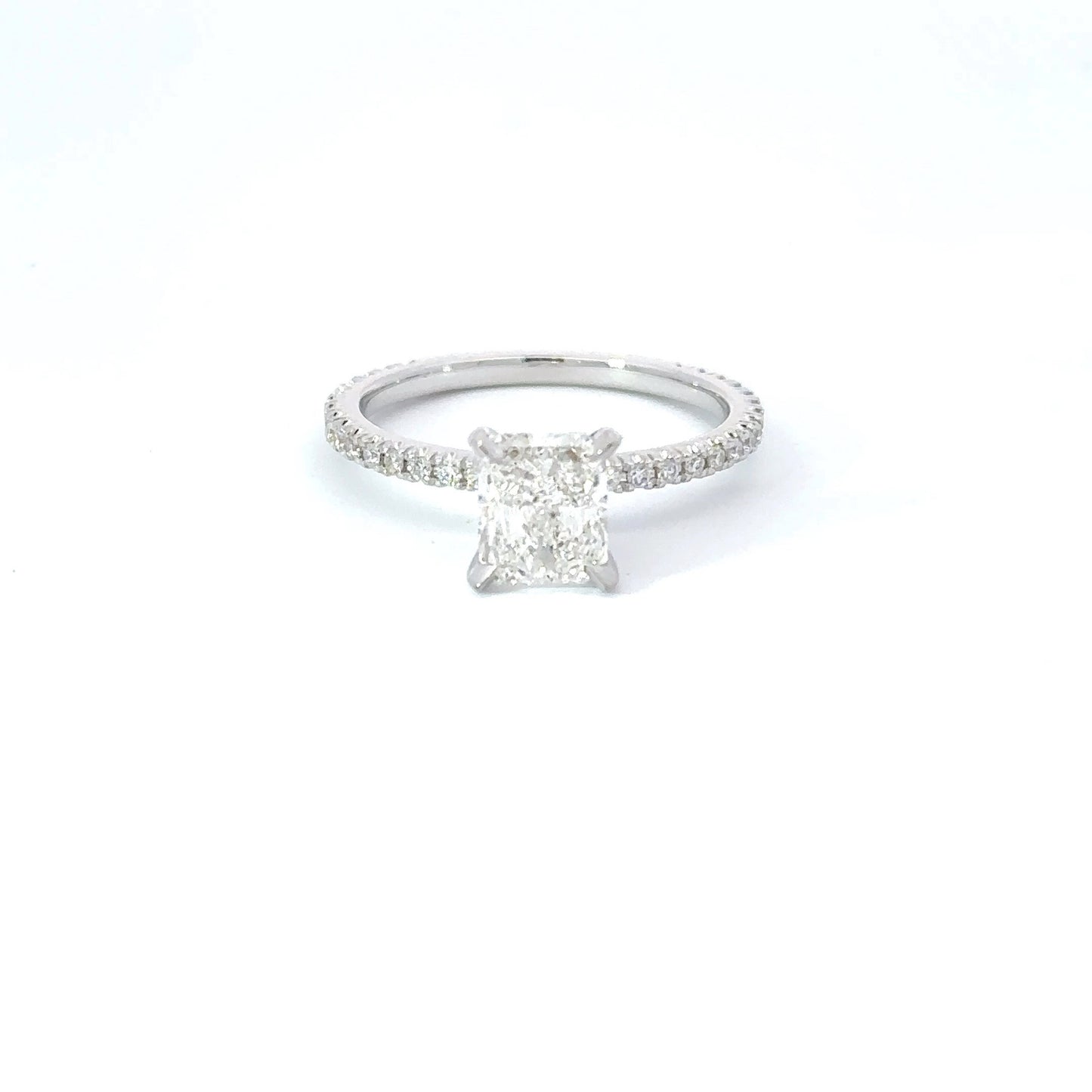 1.50 Carat Natural Radiant Engagement Ring | Engagement Ring Wednesday - Happy Jewelers Fine Jewelry Lifetime Warranty