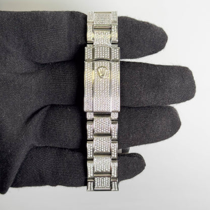 Rolex Datejust 41mm Pave Dial Watch Ref# 126300