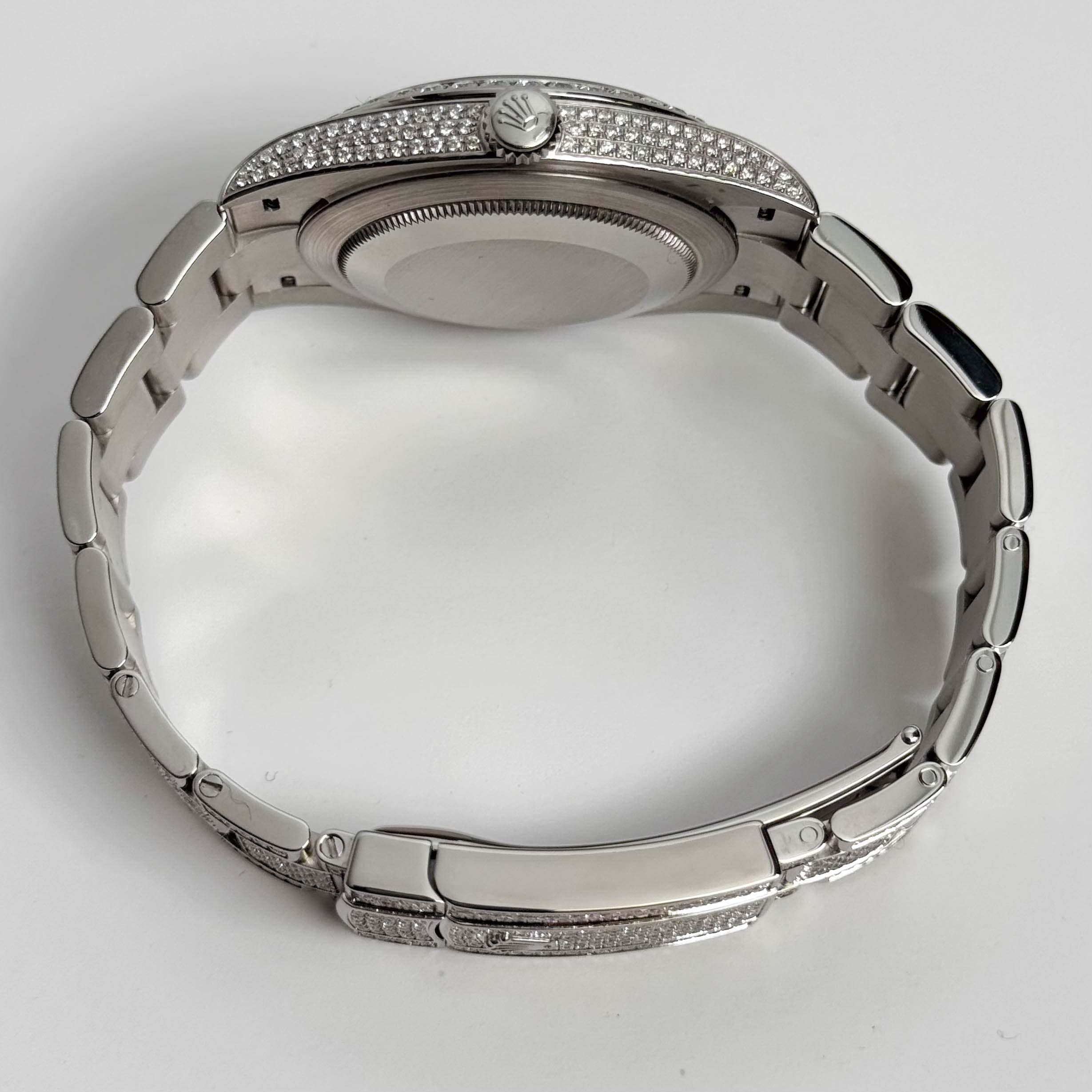 Rolex Datejust 41mm Pave Dial Watch Ref# 126300