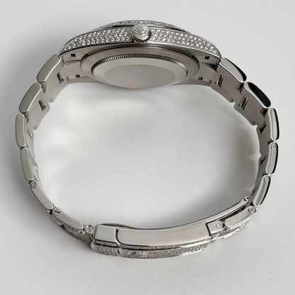 Rolex Datejust 41mm Pave Dial Watch Ref# 126300