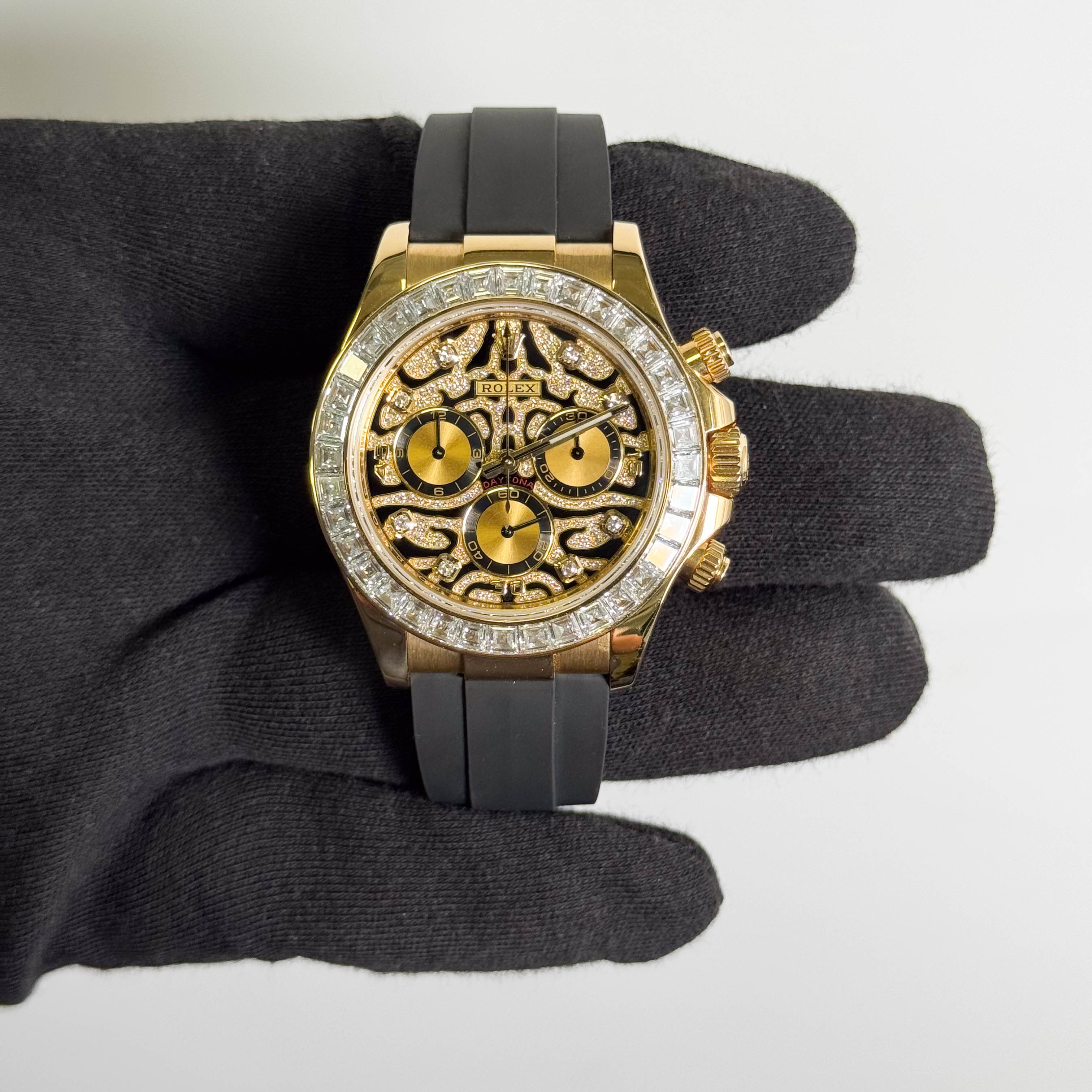 Rolex Datyona 40mm Eye of the Tiger Dial Watch Ref# 116588TBR