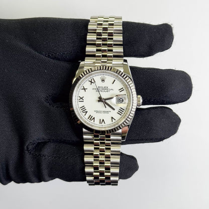 Rolex Datejust 36mm White Dial Watch Ref# 126234