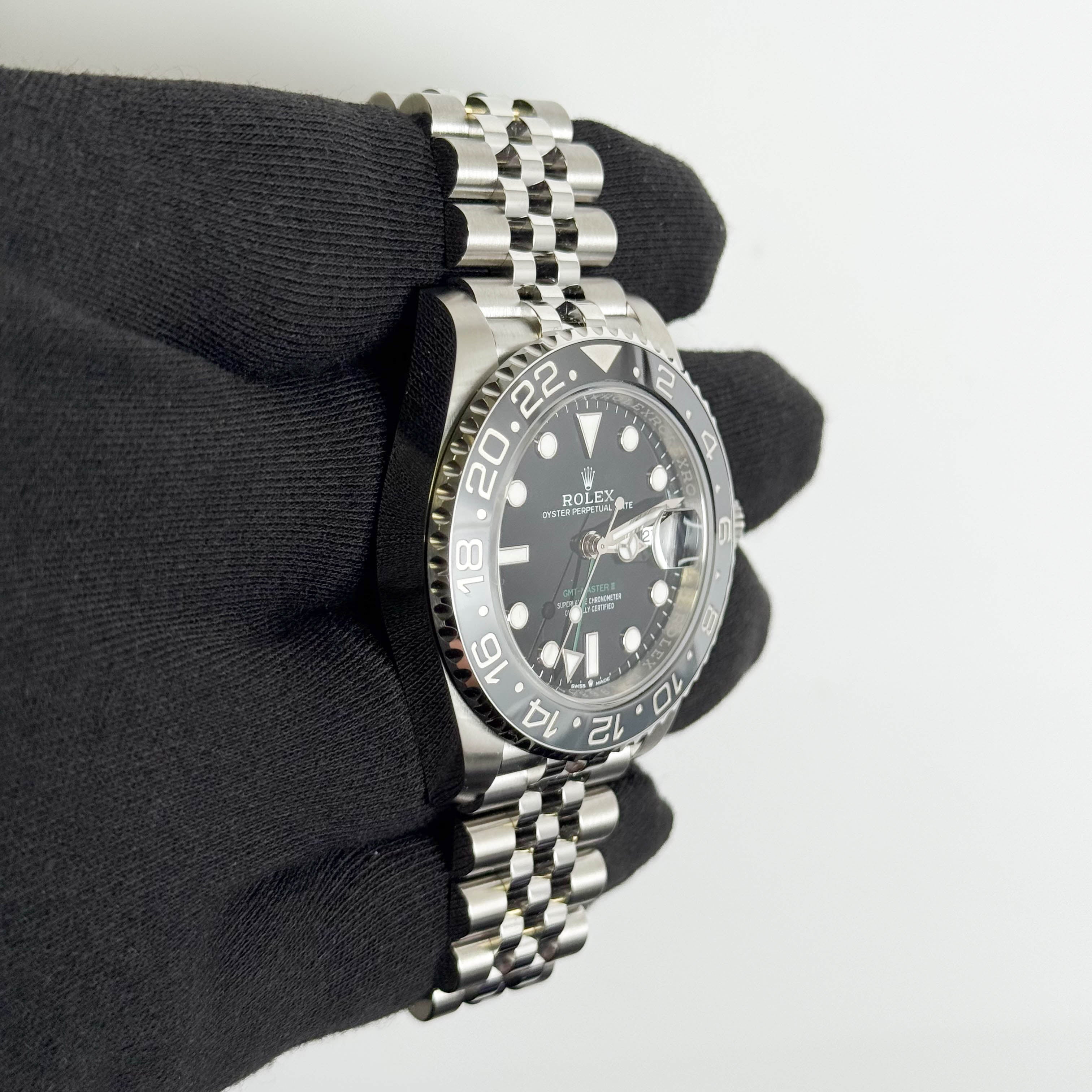 Rolex GMT-Master II 40mm Black Dial Watch Ref# 126710GRNR - Happy Jewelers Fine Jewelry Lifetime Warranty