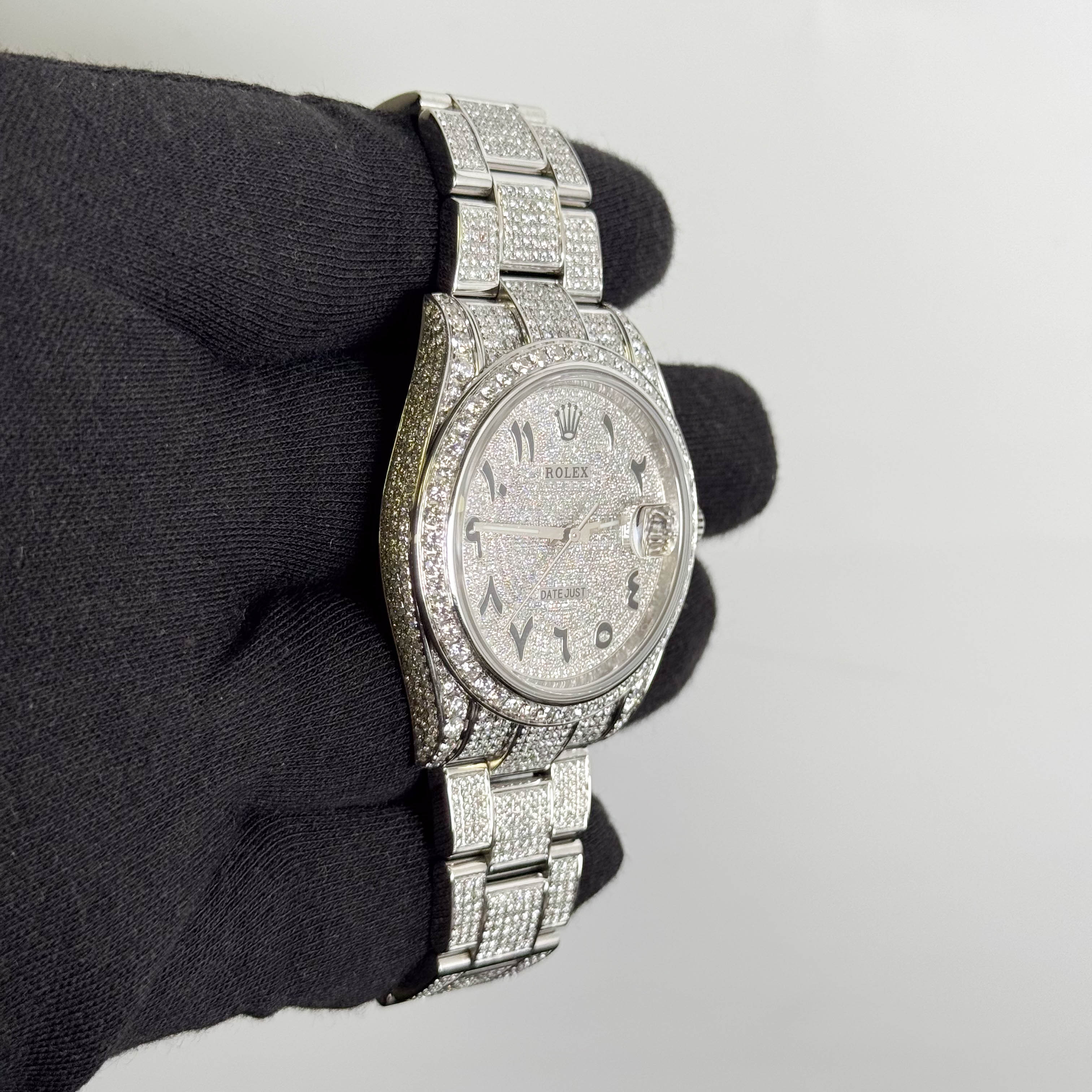 Rolex Datejust 41mm Pave Dial Watch Ref# 126300