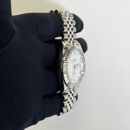 Rolex Datejust 41mm White Dial Watch Ref# 126334 - Happy Jewelers Fine Jewelry Lifetime Warranty