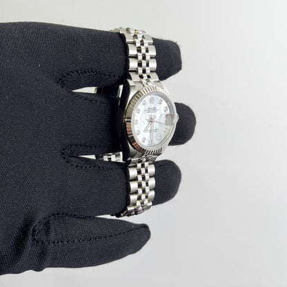 Rolex Lady Datejust 28mm Mother of Pearl Dial Watch Ref# 279174