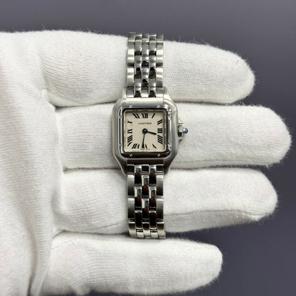 Cartier Panthere 21.5mm Ivory Dial Watch Ref# W25033P5 - Happy Jewelers Fine Jewelry Lifetime Warranty