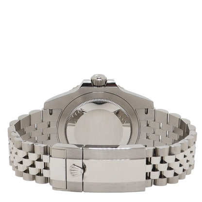 Rolex GMT Master II "Batgirl" Stainless Steel 40mm Black Dot Dial Watch Reference#: 126710BLNR - Happy Jewelers Fine Jewelry Lifetime Warranty