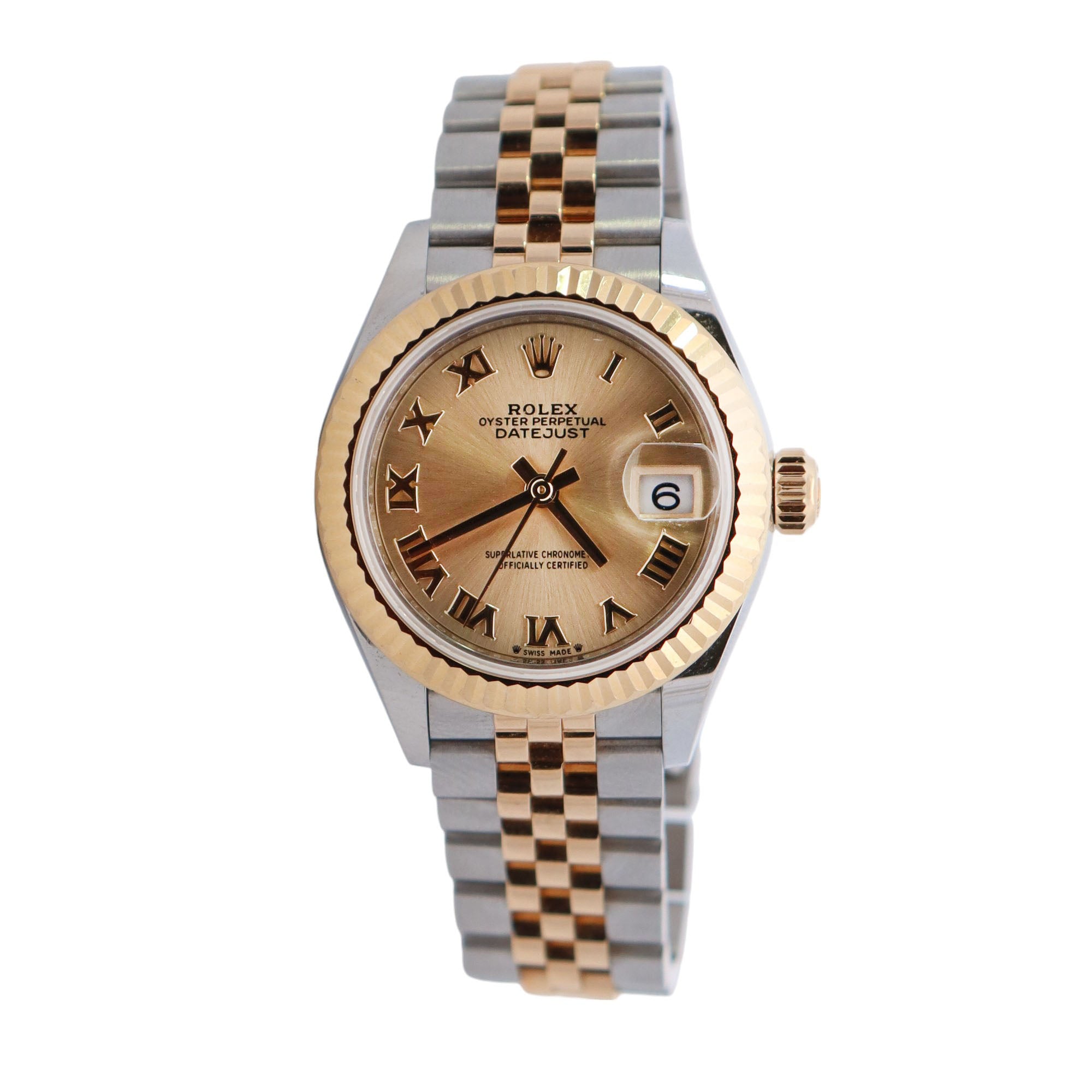 Rolex Datejust 28mm Champagne Dial Watch Ref# 279173 - Happy Jewelers Fine Jewelry Lifetime Warranty