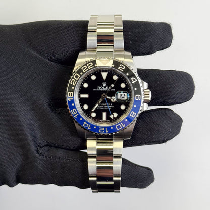 Rolex GMT Master II "Batman" 40mm Black Dial Watch Ref# 116710BLNR