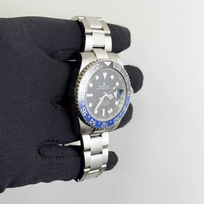 Rolex GMT Master II "Batman" 40mm Black Dial Watch Ref# 116710BLNR