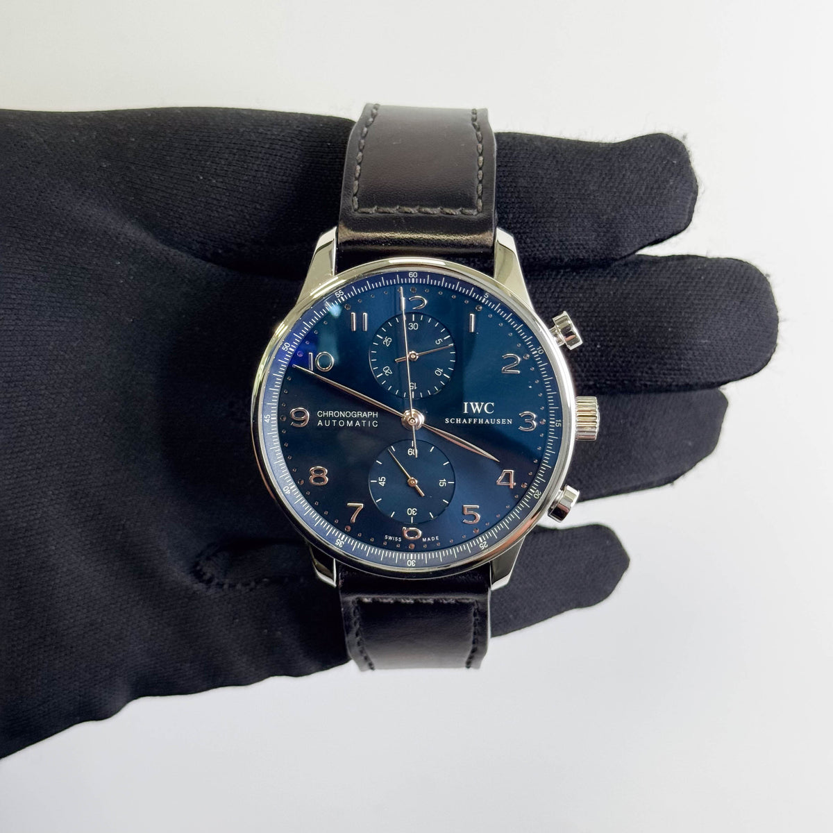 IWC Portugieser 40mm Blue Dial Watch Ref# IW371491