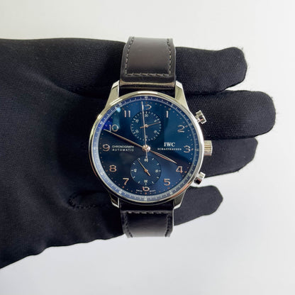 IWC Portugieser 40mm Blue Dial Watch Ref# IW371491