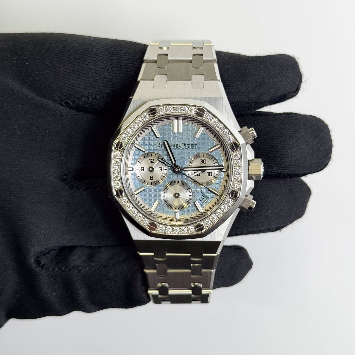 Audemars Piguet Royal Oak Blue Dial Watch Ref# 26715ST.ZZ.1356ST.01