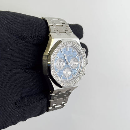 Audemars Piguet Royal Oak Blue Dial Watch Ref# 26715ST.ZZ.1356ST.01