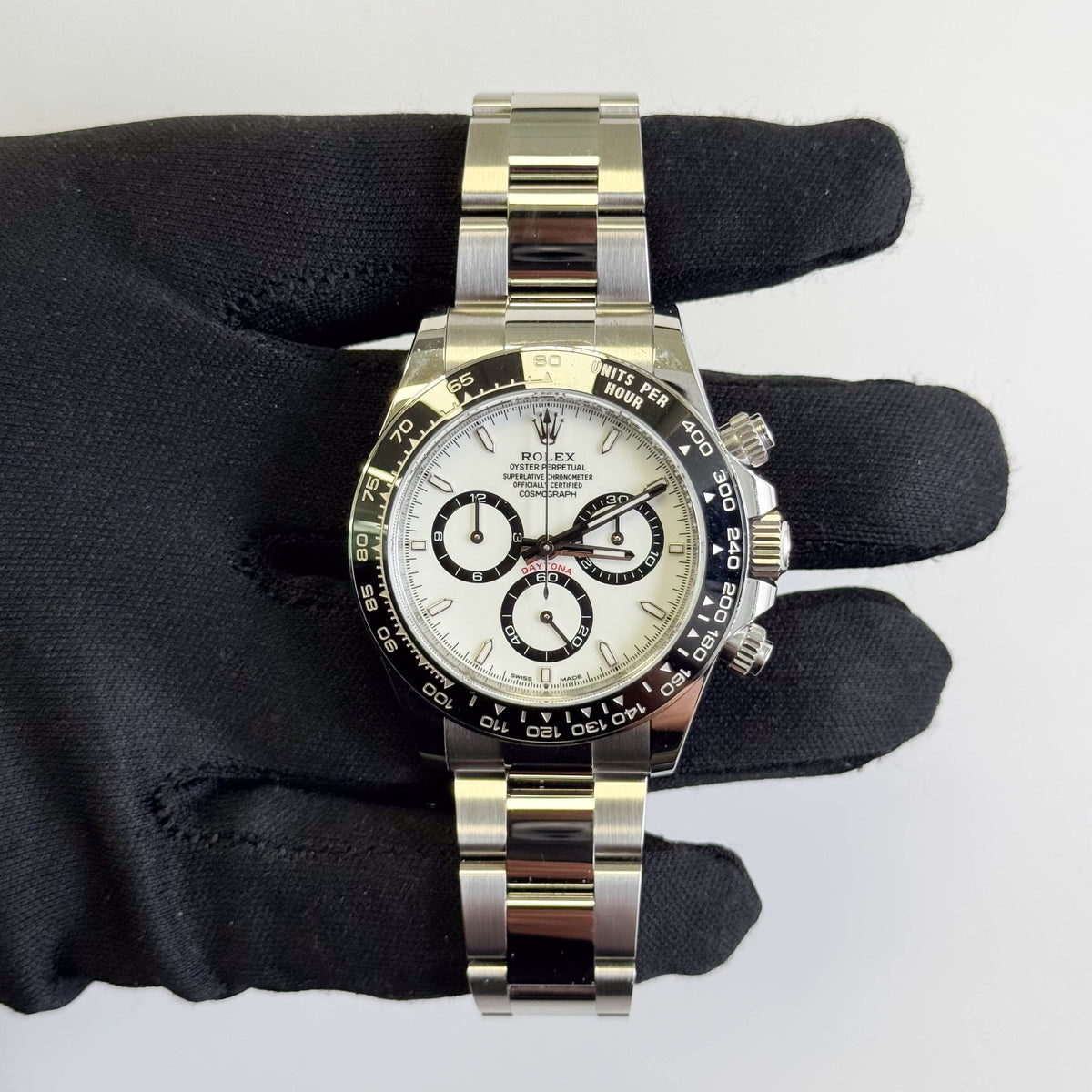 Rolex Daytona 40mm White Dial Watch Ref# 126500LN