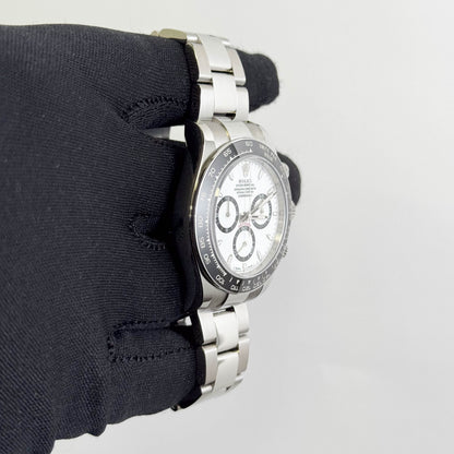 Rolex Daytona 40mm White Dial Watch Ref# 126500LN