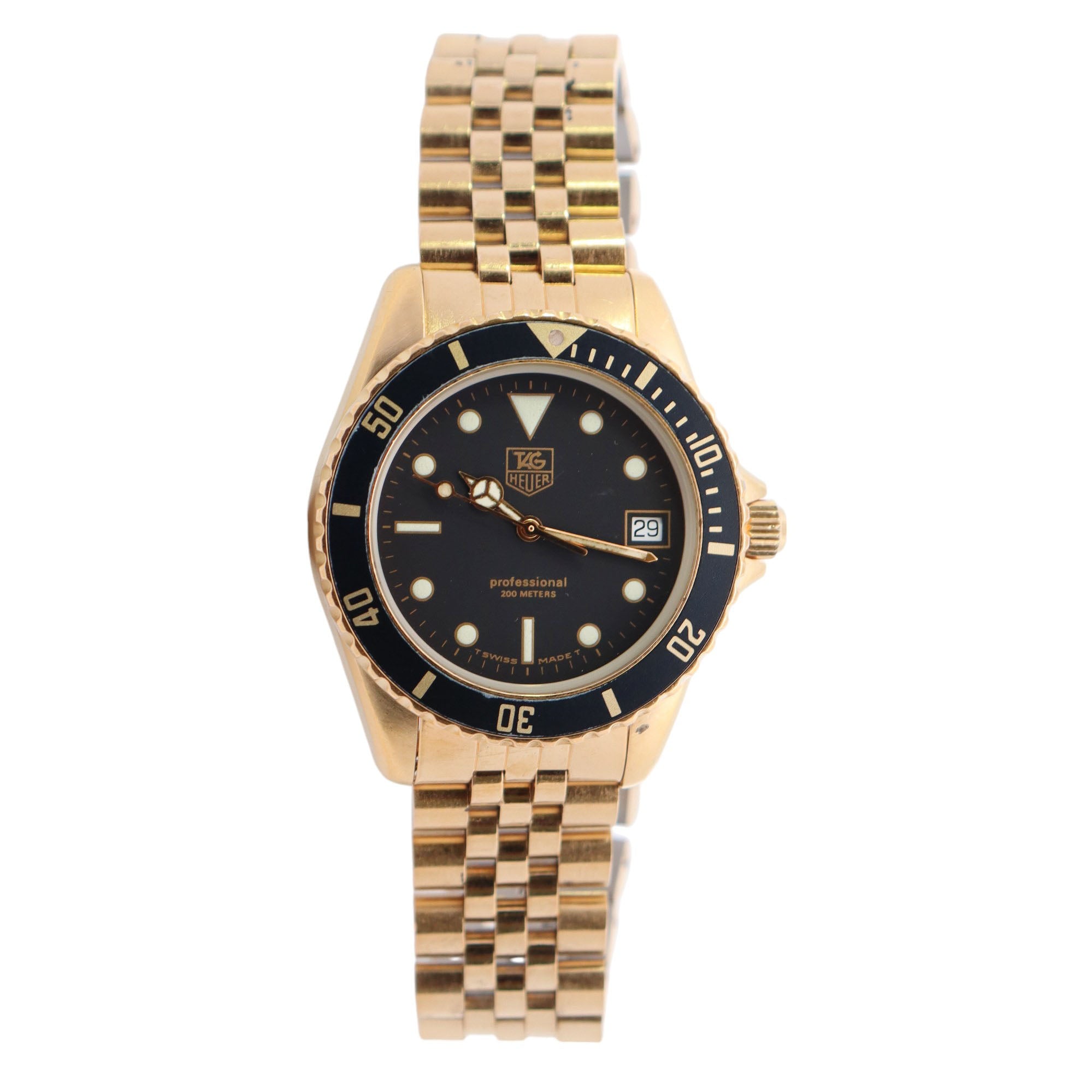 Tag Heuer Professional 40mm Black Dial Watch Ref# 984.013B - Happy Jewelers Fine Jewelry Lifetime Warranty