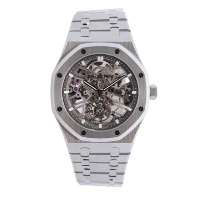 Audemars Piguet Royal Oak Skeleton Dial Watch Ref# 26735ST.OO.1320ST.02 - Happy Jewelers Fine Jewelry Lifetime Warranty