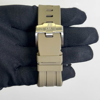 Audemars Piguet Royal Oak 43mm Smoke Light Brown Dial Watch Ref# 26420SO.OO.A600CA.01 - Happy Jewelers Fine Jewelry Lifetime Warranty