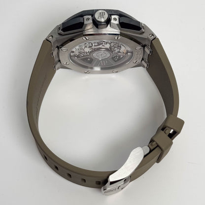 Audemars Piguet Royal Oak 43mm Smoke Light Brown Dial Watch Ref# 26420SO.OO.A600CA.01 - Happy Jewelers Fine Jewelry Lifetime Warranty