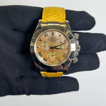 Rolex Daytona 40mm Mother Of Pearl Dial Ref# 116519 - Happy Jewelers Fine Jewelry Lifetime Warranty
