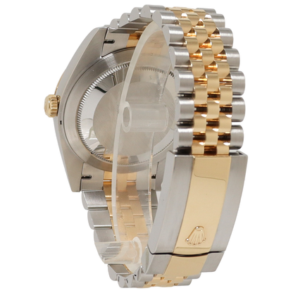 Rolex Datejust Stainless Steel & Yellow Gold 41mm Champagne Diamond Dial Watch Reference# 126303 - Happy Jewelers Fine Jewelry Lifetime Warranty