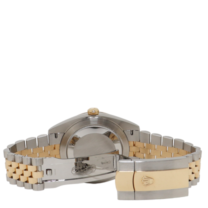 Rolex Datejust Stainless Steel & Yellow Gold 41mm Champagne Diamond Dial Watch Reference# 126303 - Happy Jewelers Fine Jewelry Lifetime Warranty