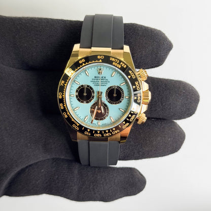 Rolex Daytona 40mm Turquoise Dial Watch Ref# 126518LN - Happy Jewelers Fine Jewelry Lifetime Warranty