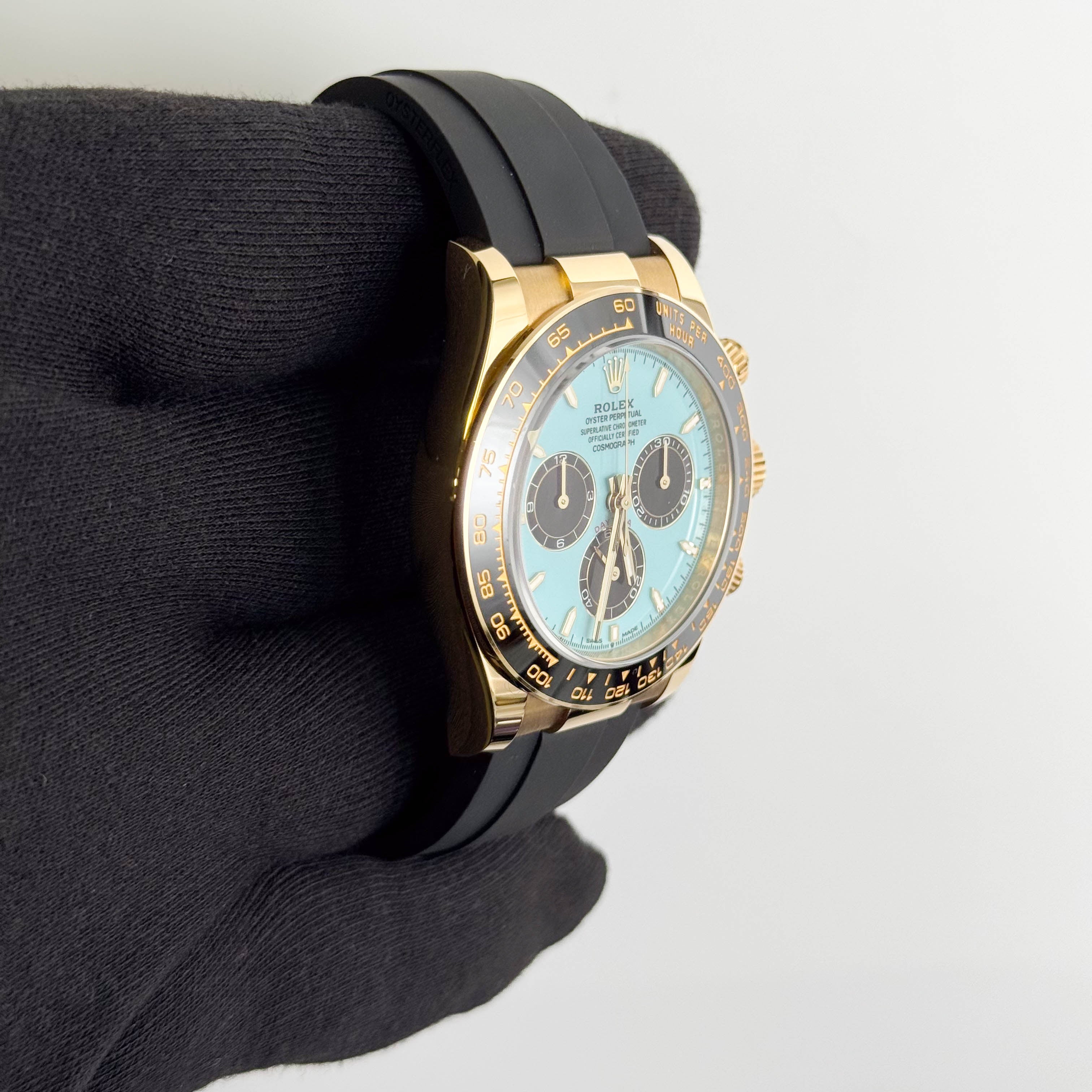 Rolex Daytona 40mm Turquoise Dial Watch Ref# 126518LN