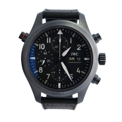 IWC Pilot 44mm Black Dial Watch Ref# IW371815 - Happy Jewelers Fine Jewelry Lifetime Warranty