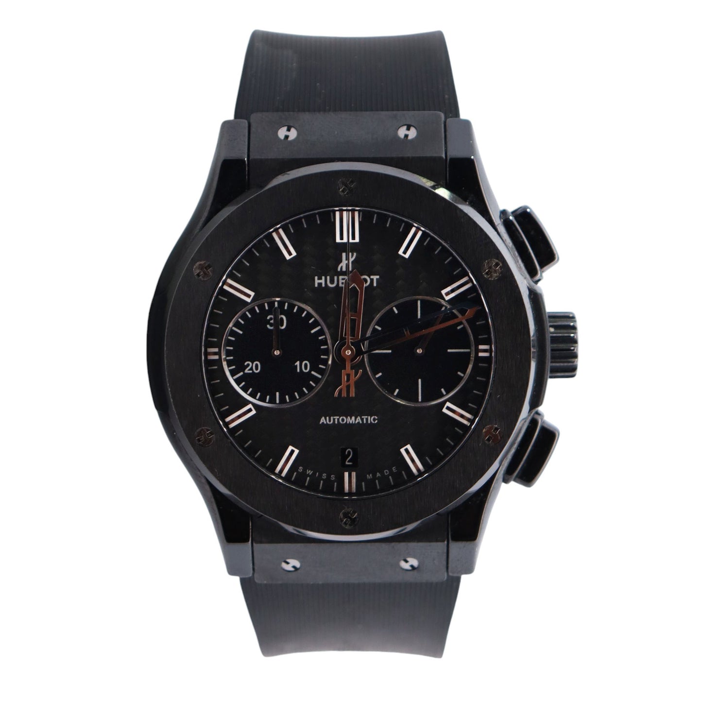 Hublot Classic Fusion 42mm Carbon Dial Watch Ref# 541.CM.1771.RX