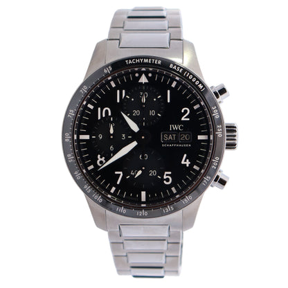 IWC Pilot 41mm Black Dial Watch Ref# IW388304 - Happy Jewelers Fine Jewelry Lifetime Warranty
