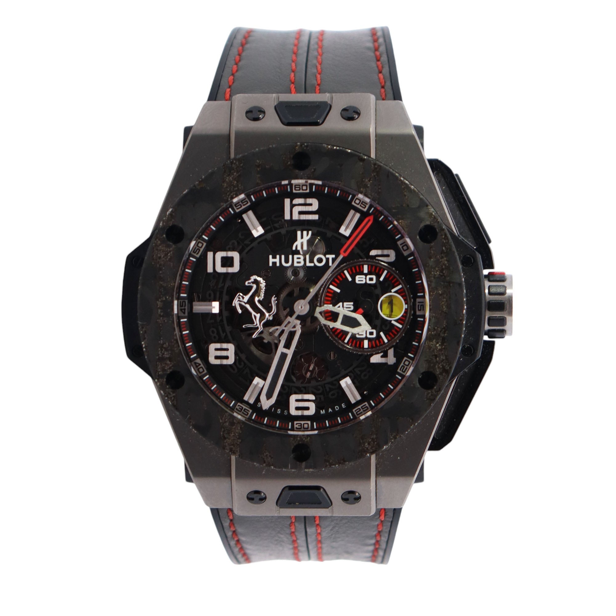 Hublot Big Bang 45mm Openwork Dial Watch Ref# 401.NJ.0123.VR - Happy Jewelers Fine Jewelry Lifetime Warranty