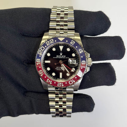 Rolex GMT-Master II 40mm Black Dial Watch Ref# 126710BLRO - Happy Jewelers Fine Jewelry Lifetime Warranty