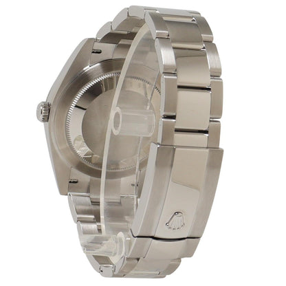 Rolex Datejust Stainless Steel 41 Blue Motif Stick Dial Watch Reference#: 126300 - Happy Jewelers Fine Jewelry Lifetime Warranty