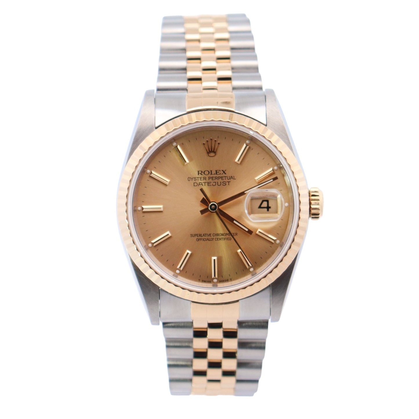 Rolex Datejust 36mm Champagne Dial Ref# 16233