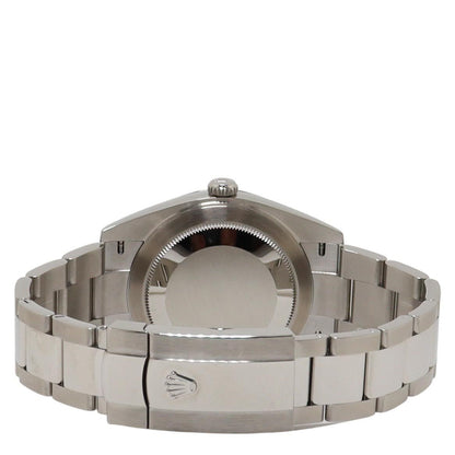 Rolex Datejust Stainless Steel 41 Blue Motif Stick Dial Watch Reference#: 126300 - Happy Jewelers Fine Jewelry Lifetime Warranty