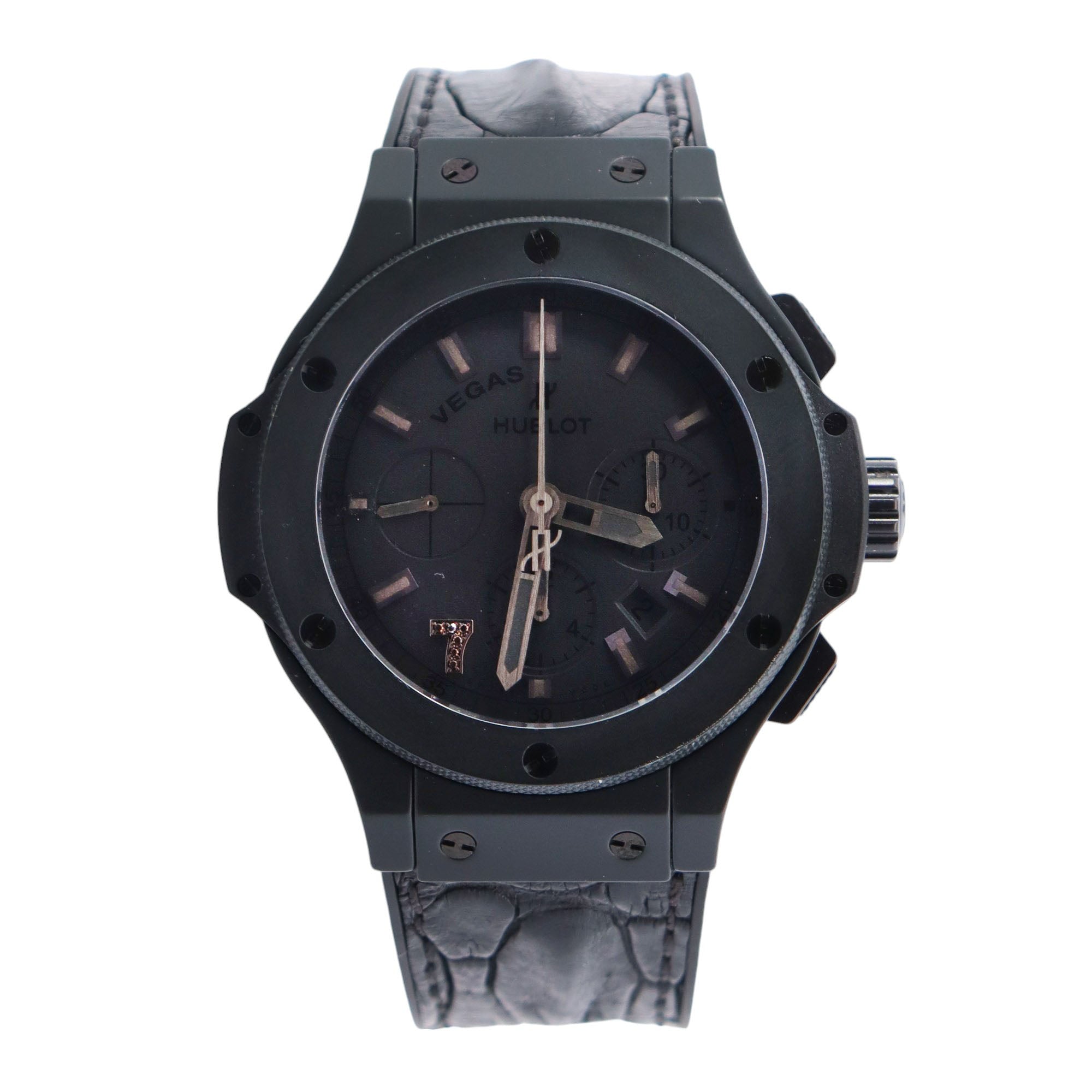 Hublot Big Bang 44mm Black Dial Watch Ref# 301.C1.1110.HR.LVB17 - Happy Jewelers Fine Jewelry Lifetime Warranty