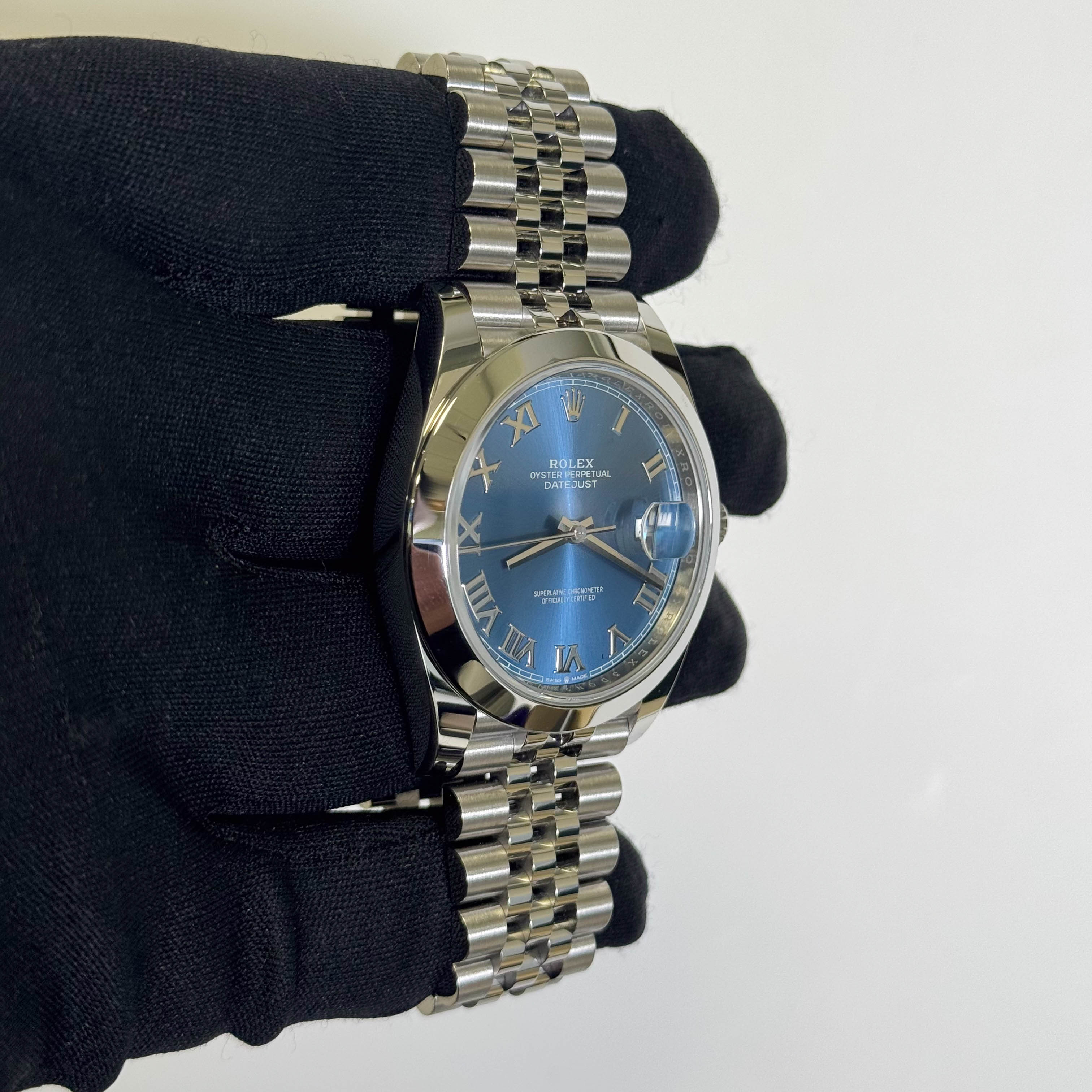 Rolex Datejust 41mm Blue Dial Watch Ref# 126300
