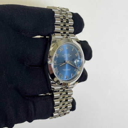 Rolex Datejust 41mm Blue Dial Watch Ref# 126300