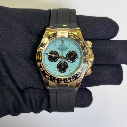 Rolex Daytona 40mm Turquoise Dial Watch Ref# 126518LN - Happy Jewelers Fine Jewelry Lifetime Warranty
