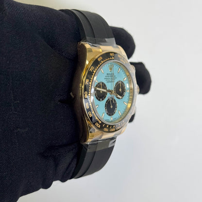 Rolex Daytona 40mm Turquoise Dial Watch Ref# 126518LN - Happy Jewelers Fine Jewelry Lifetime Warranty