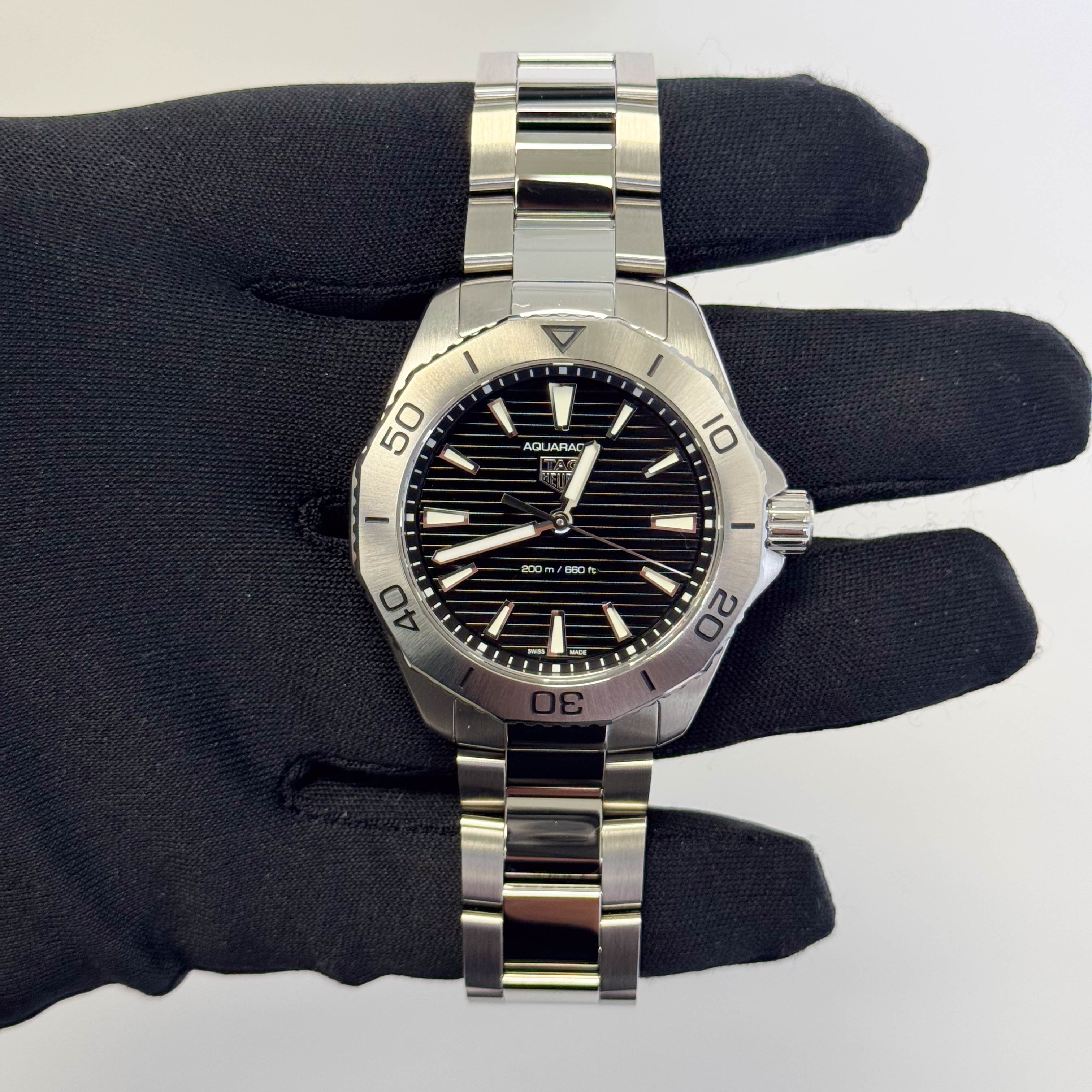 Tag Heuer Aquaracer 40mm Black Dial Watch Ref# WBP1110.BA0627