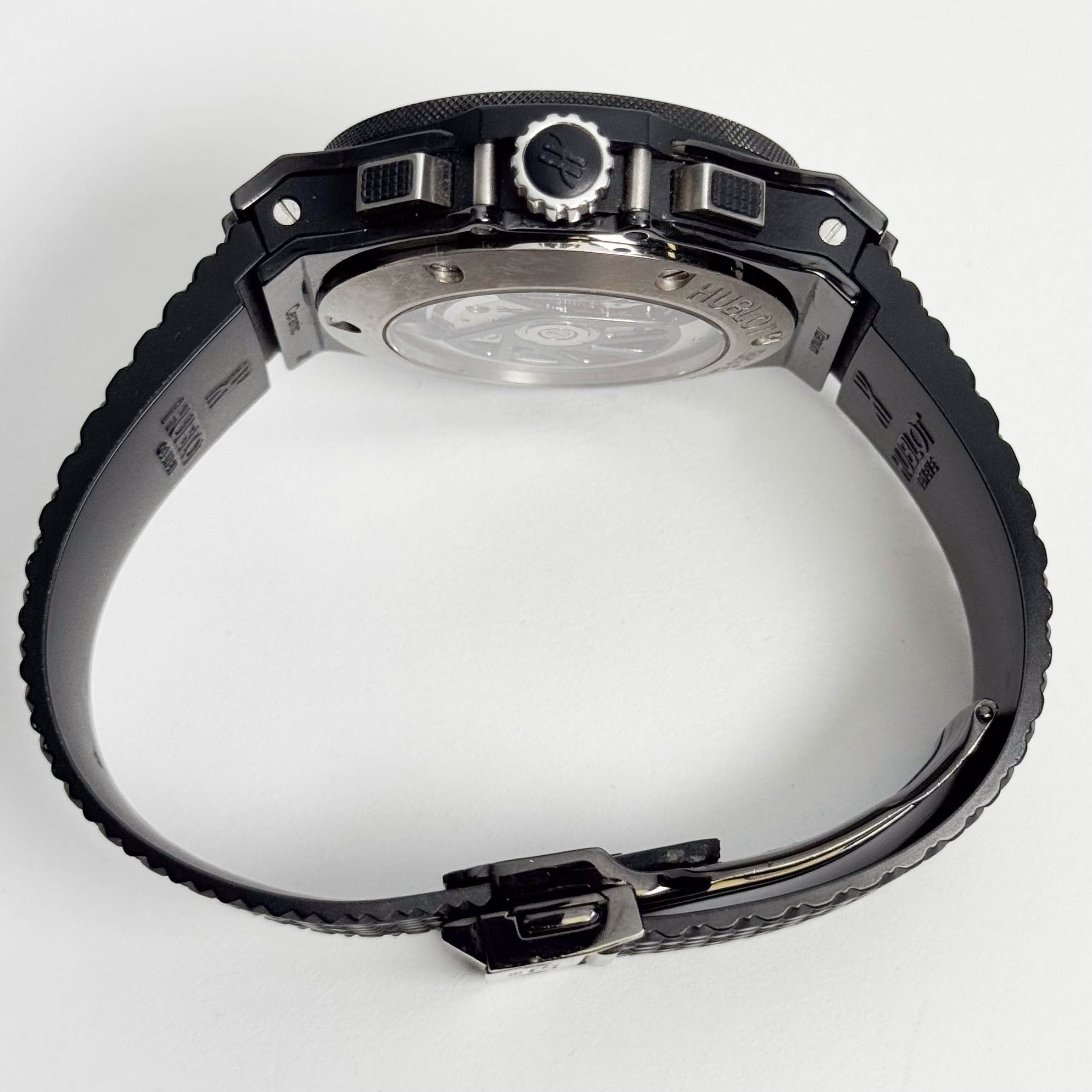 Hublot Big Bang 44mm Black Dial Watch Ref# 301.CM.130.RX - Happy Jewelers Fine Jewelry Lifetime Warranty