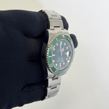 Rolex Submariner 40mm Green Dial Watch Ref# 116610LV - Happy Jewelers Fine Jewelry Lifetime Warranty