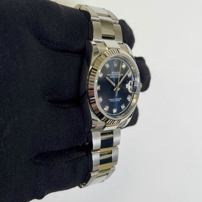 Rolex Datejust 36mm Blue Dial Watch Ref# 126234 - Happy Jewelers Fine Jewelry Lifetime Warranty