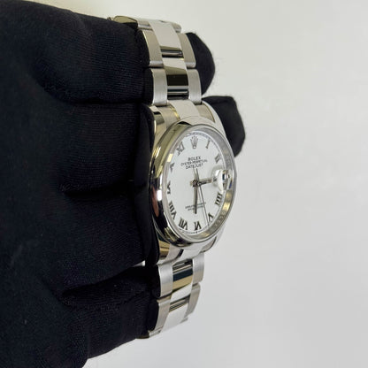 Rolex Datejust 36mm White Dial Watch Ref# 126200