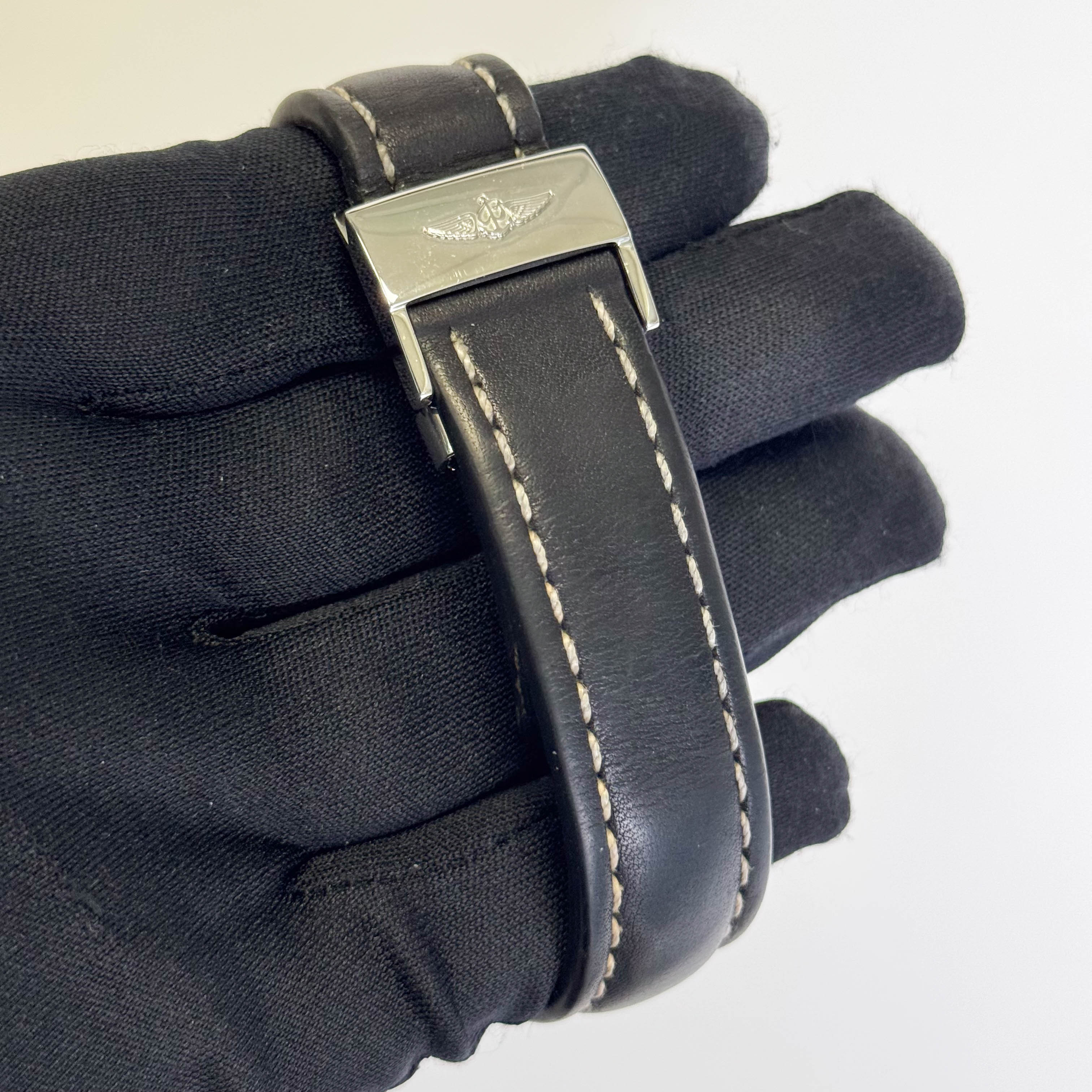 Breitling Chronomat 43mm Grey Dial Watch Ref# A13356 - Happy Jewelers Fine Jewelry Lifetime Warranty